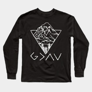 God is greater than the highs and lows  jesus christ Long Sleeve T-Shirt